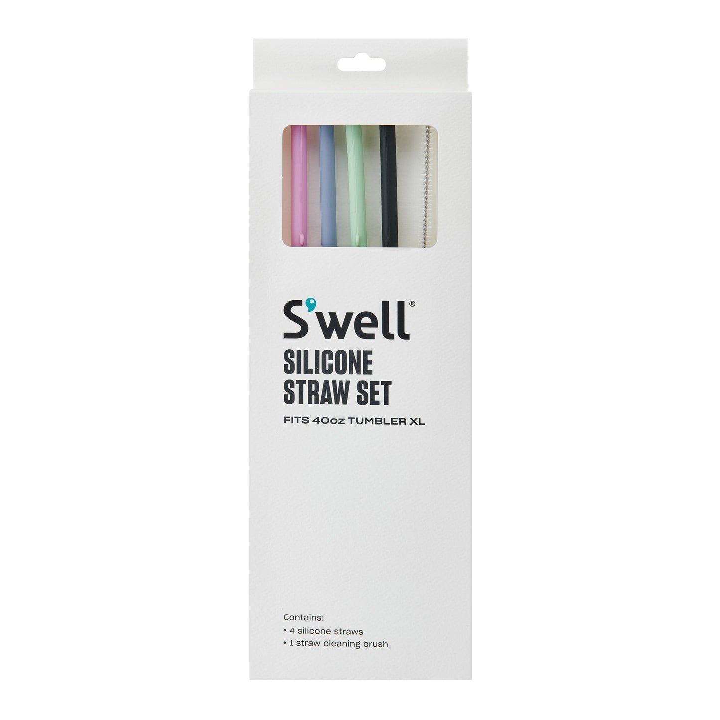 40oz Tumbler XL Silicone Straw Set