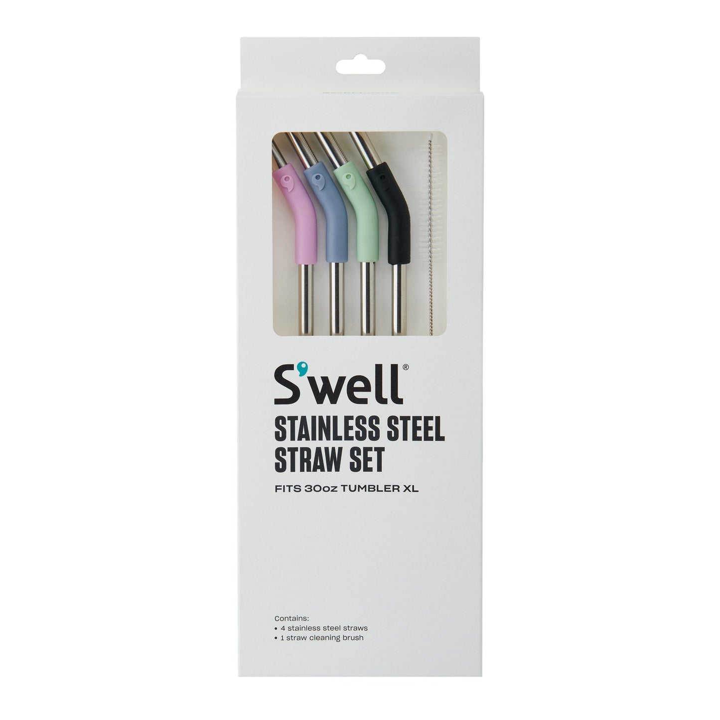 30oz Tumbler XL Stainless Steel Straw Set
